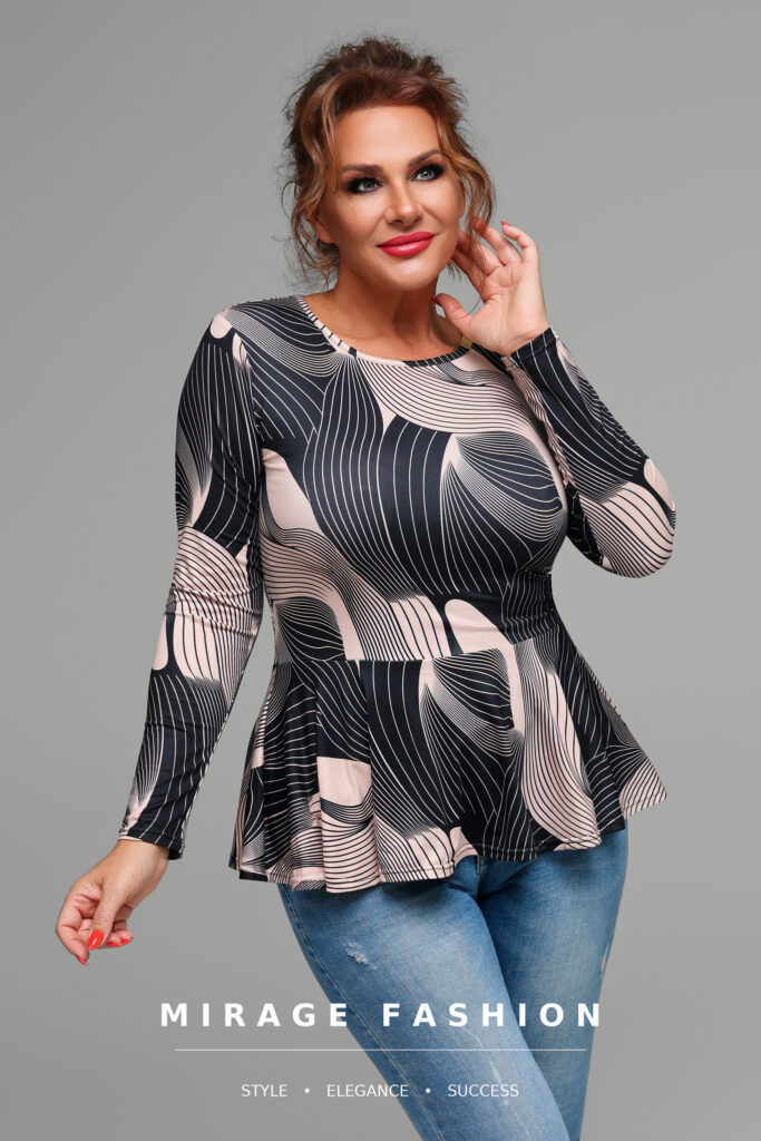 Peplum felső, egyenes alkatra, Mirage őszi kollekció